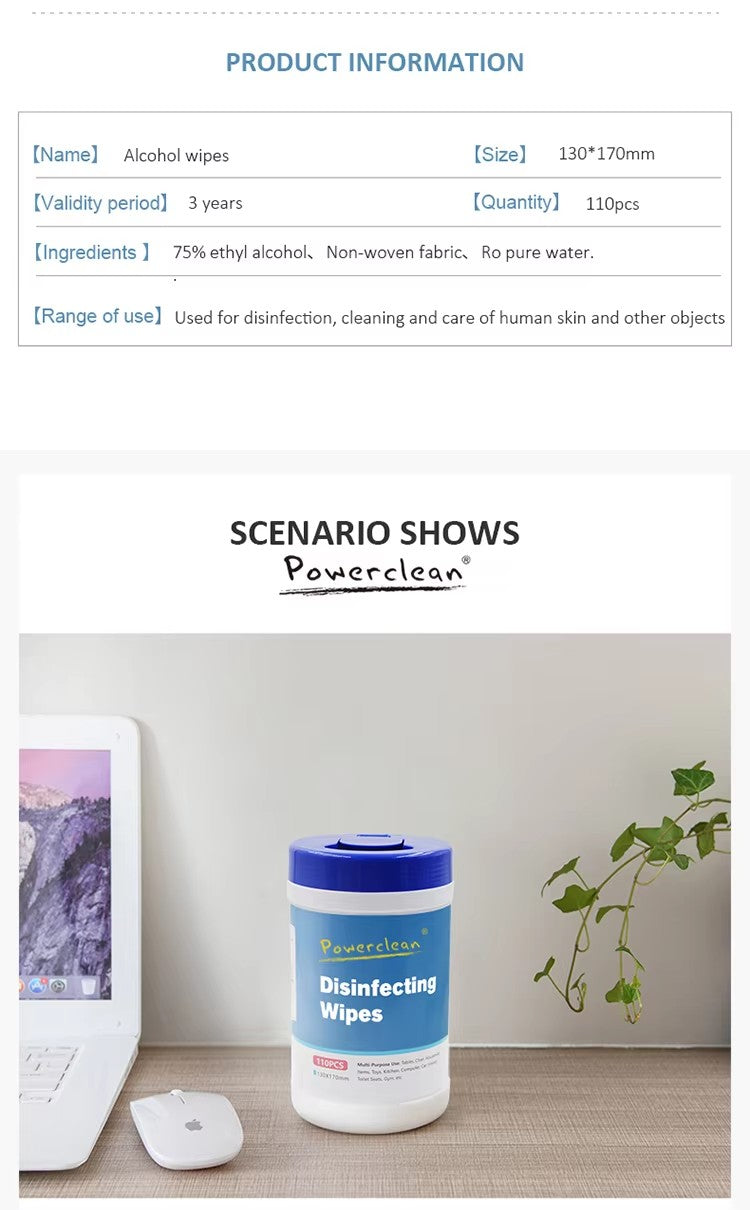 Alcohol Disinfecting Wipes