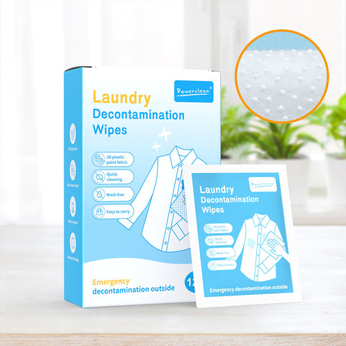12 Packs Laundry Decontamination Wipes